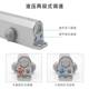 Automatic door closer hydraulic buffer door closing device household simple door closer fire positioning fire door