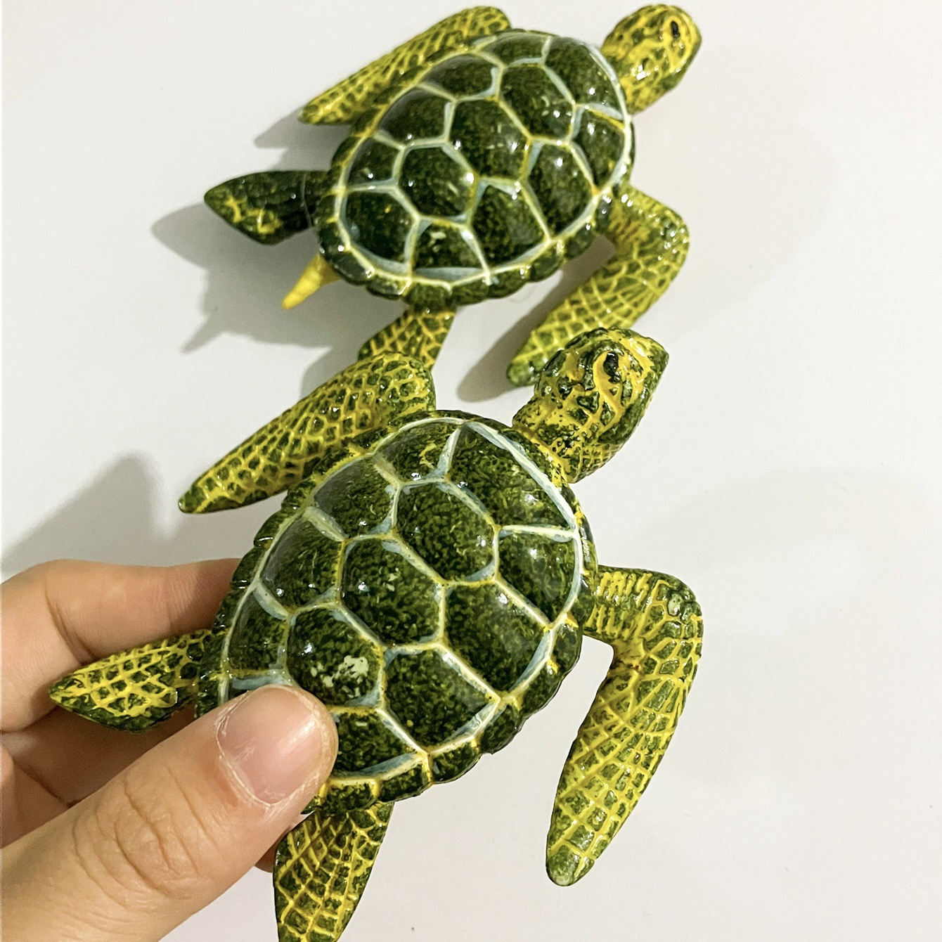 Transfronterizo lindo simulación tortuga forma de refrigerador adhesivo móvil pintado adhesivo de refrigerador decoración doméstica productos diarios