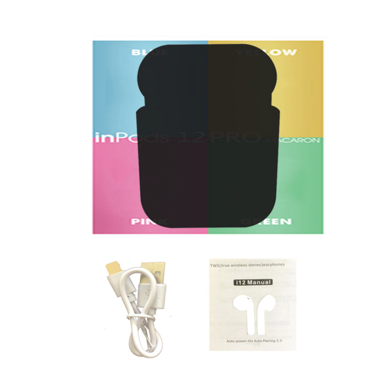 I12 auriculares Bluetooth TWs auriculares inalámbricos macaron pro4/pro6 auriculares Bluetooth J6 transfronterizos