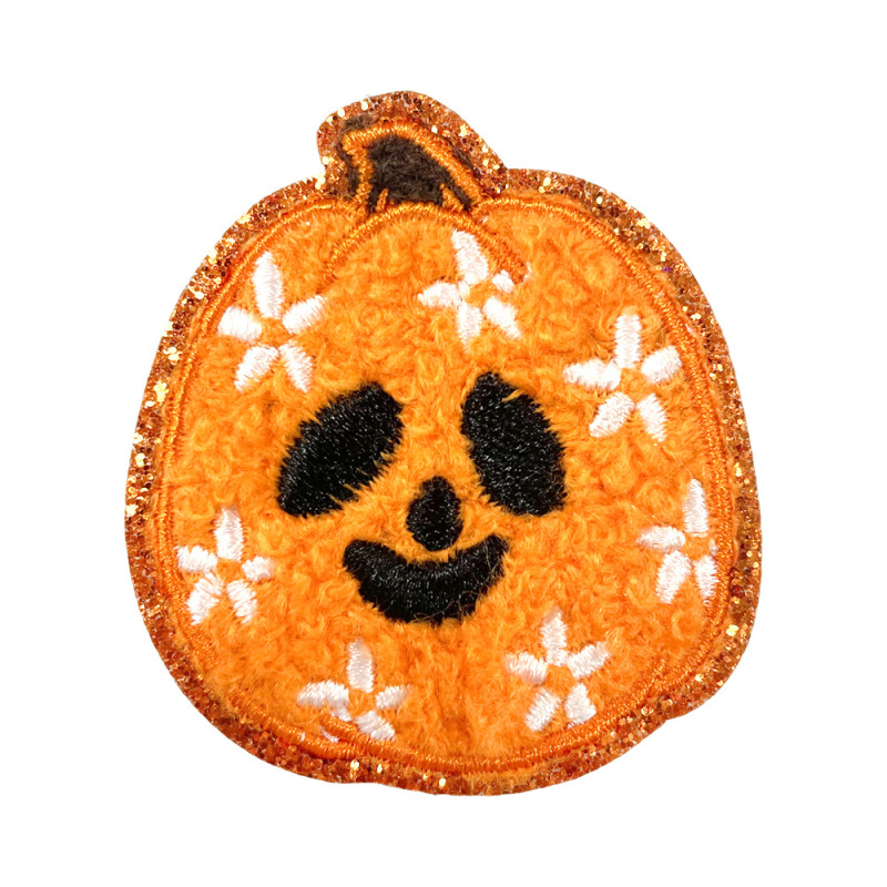 ハロウィーンタオル刺繍布貼りシェニールdiyパッチプリントプレゼントと国境を越えたスポット|undefined