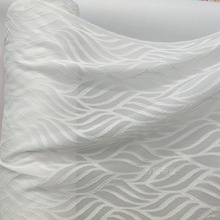 现货 海草花雪纺剪花面料 涤纶春夏时尚女装连衣裙提花剪花面料