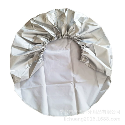Covers with Hooks, Spare wheel cover - s-diameter-73cm-210d-silver-hook