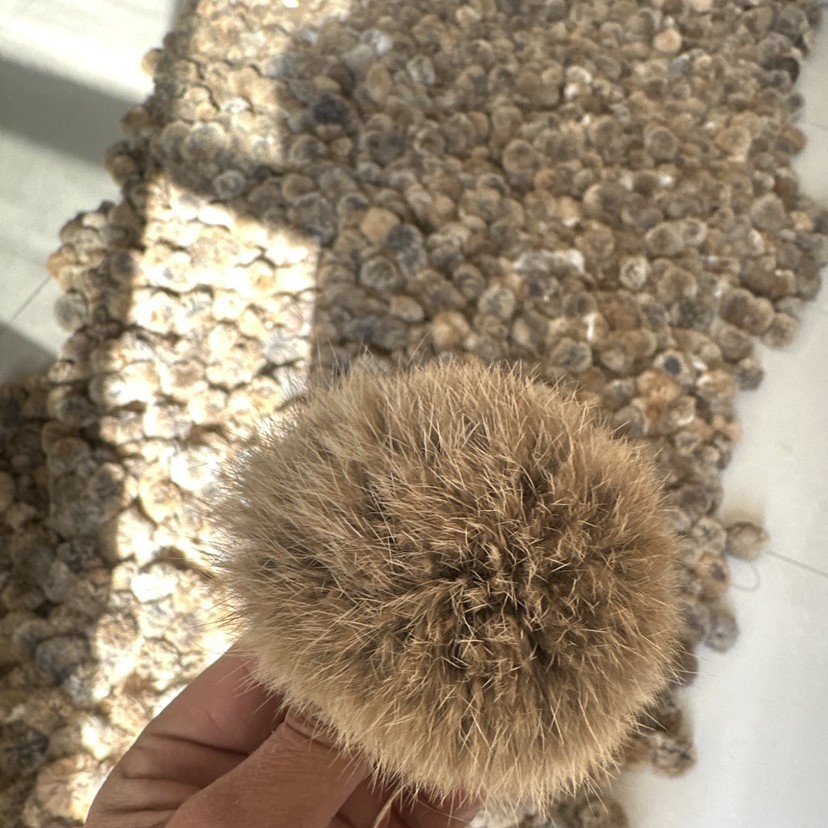 厂家直销批发猫玩具自嗨逗猫球兔毛皮毛逗猫球兔毛皮毛猫咪玩具