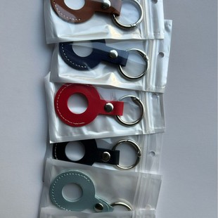in stock Tracker Leather Case Smart Anti-lost Locator Protective Case Keychain Pet Tracker Storage Case