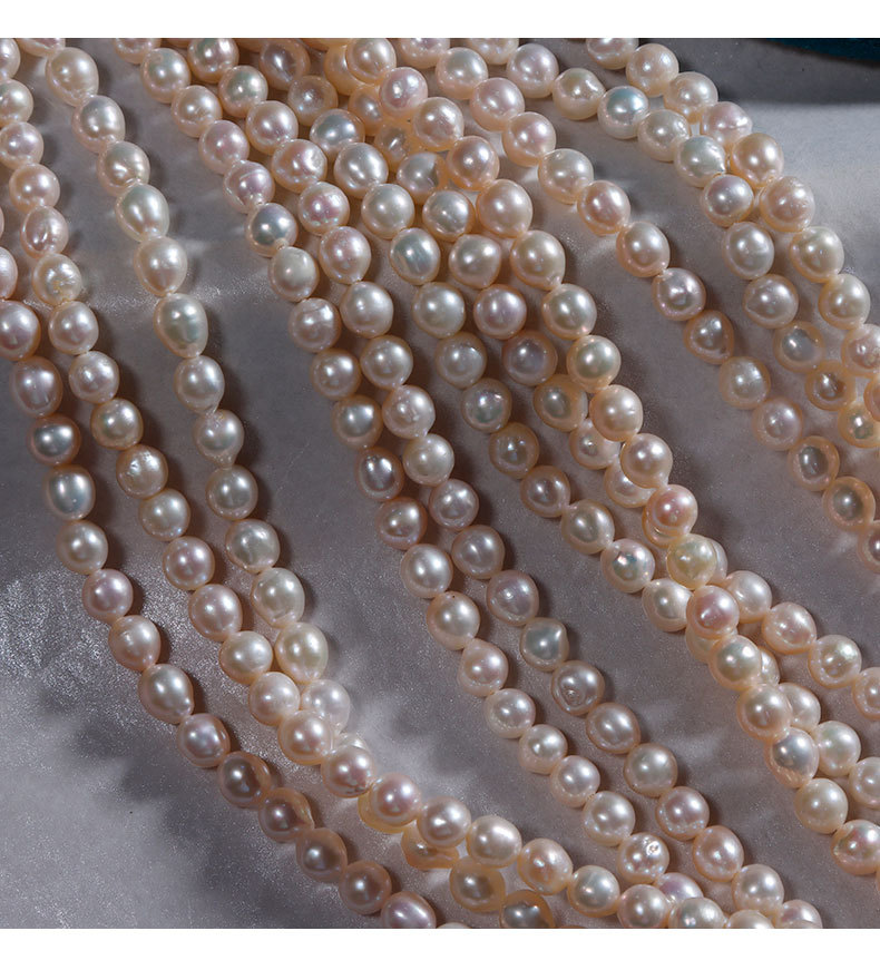 Simple Style Round Pearl Beaded Jewelry Accessories 1 Piece