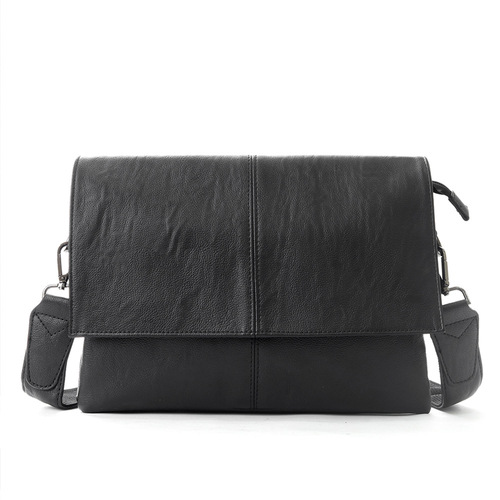 Wholesale Korean style new men's bag shoulder bag men's pu leather bag crossbody bag business casual versatile envelope bag