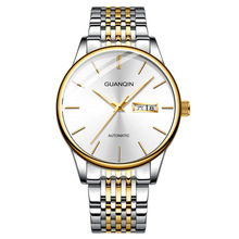 瑞士鏤空全自動機械表 男士商務手表防水 外貿新款鋼帶冠琴手表