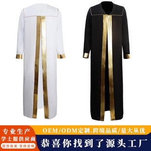 亚马逊跨境爆款宗教服神父教堂东正教刺绣罗马传统中世纪使命长袍-阿里巴巴