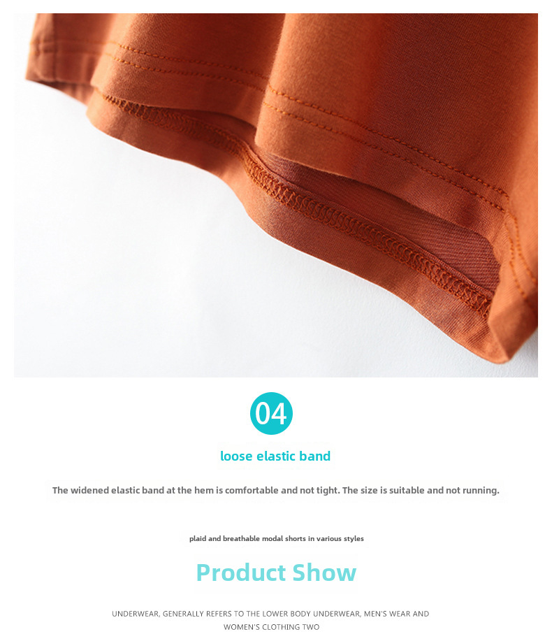 Una generación de pijamas de verano para mujer, pantalones cortos deportivos modal 3 para el hogar_voghion.com