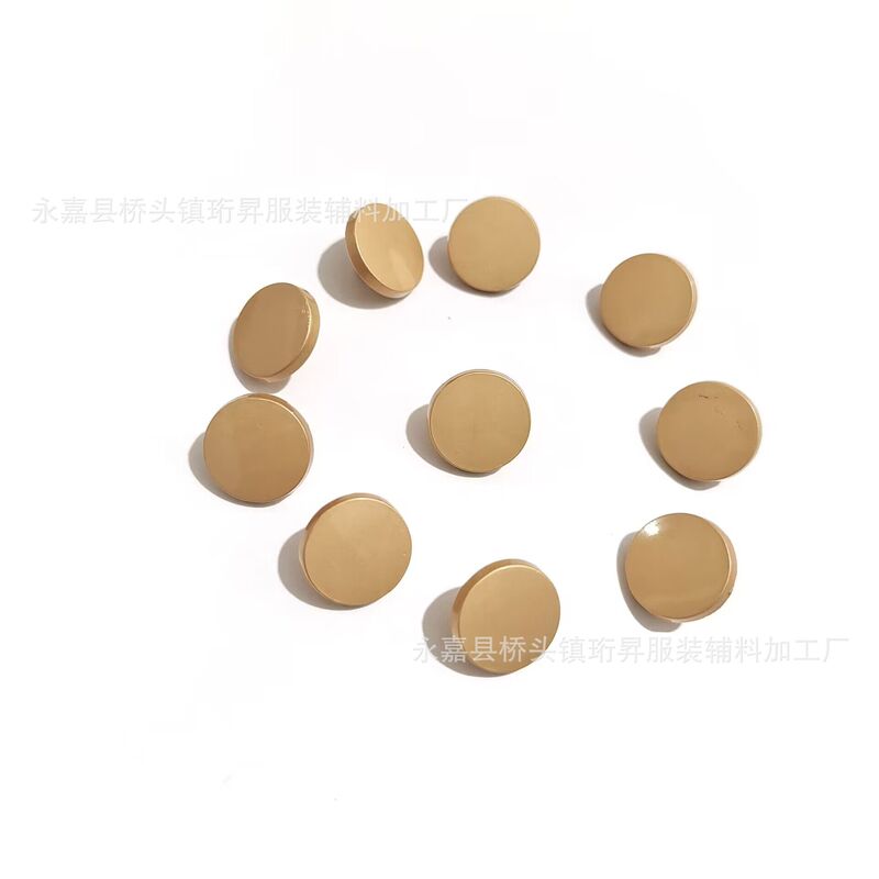 Wholesale metal button women's coat button shirt buckle suit cufflinks men's round sweater woolen trench coat cashmere buckle