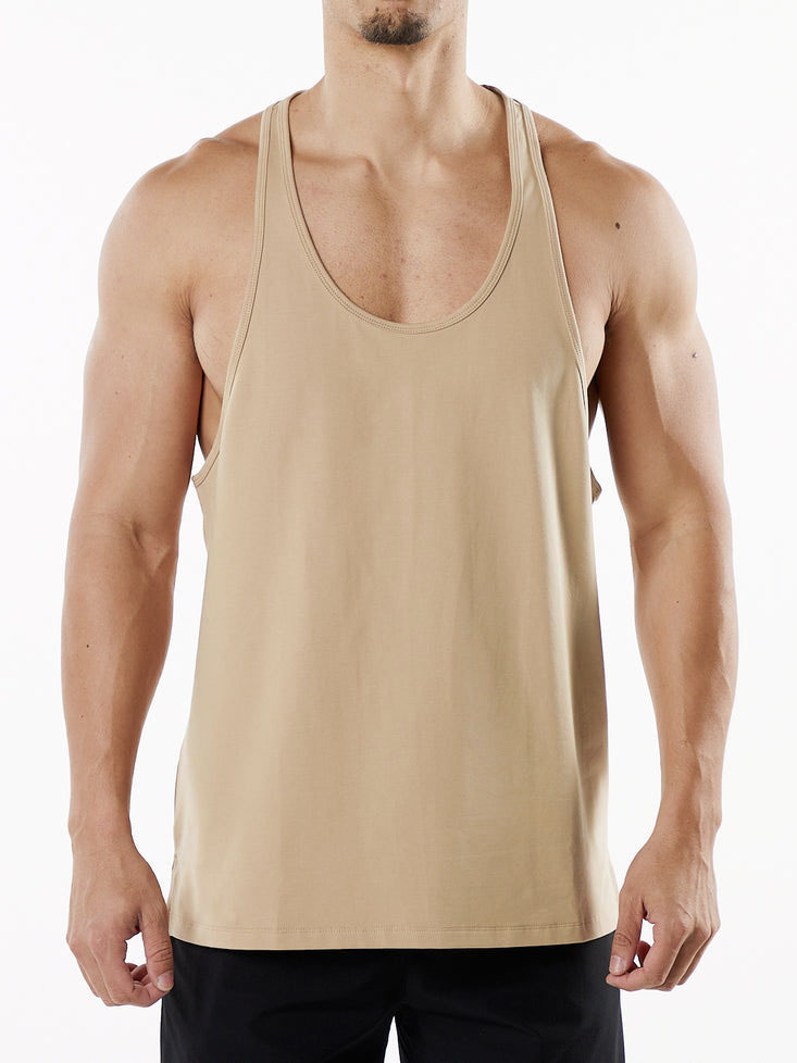 Wholesale Men's Basic Solid Color Sleeveless Men's T-shirt display picture 2