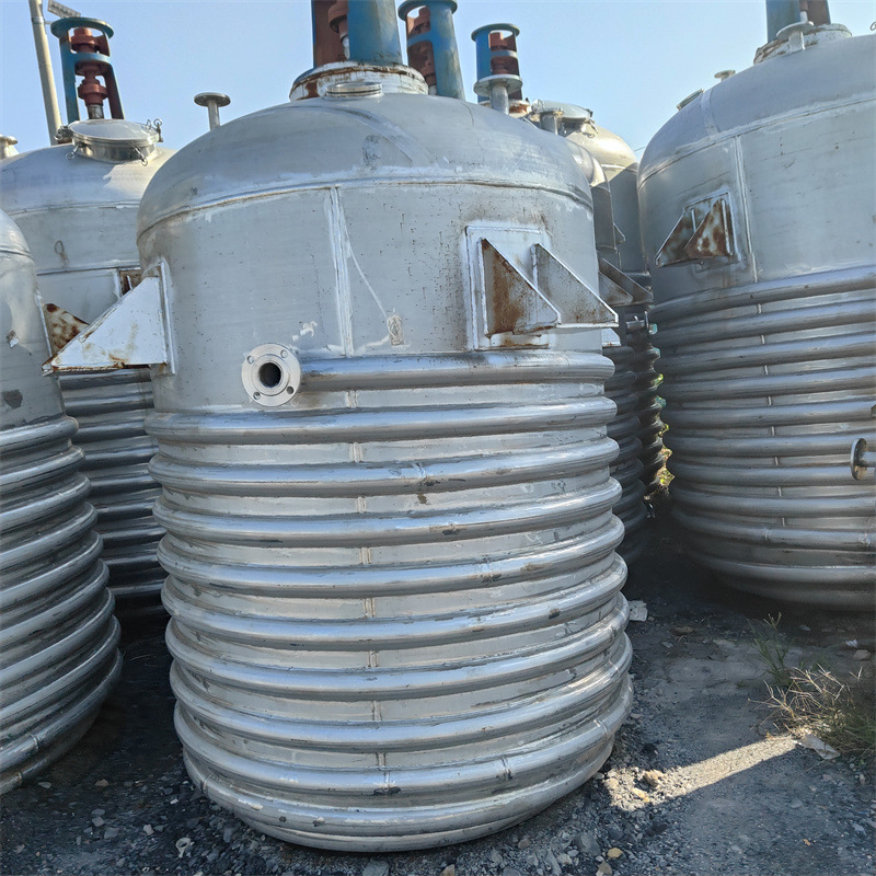 处理二手外盘反应釜 化工电加热反应装置 双层真空反应设备