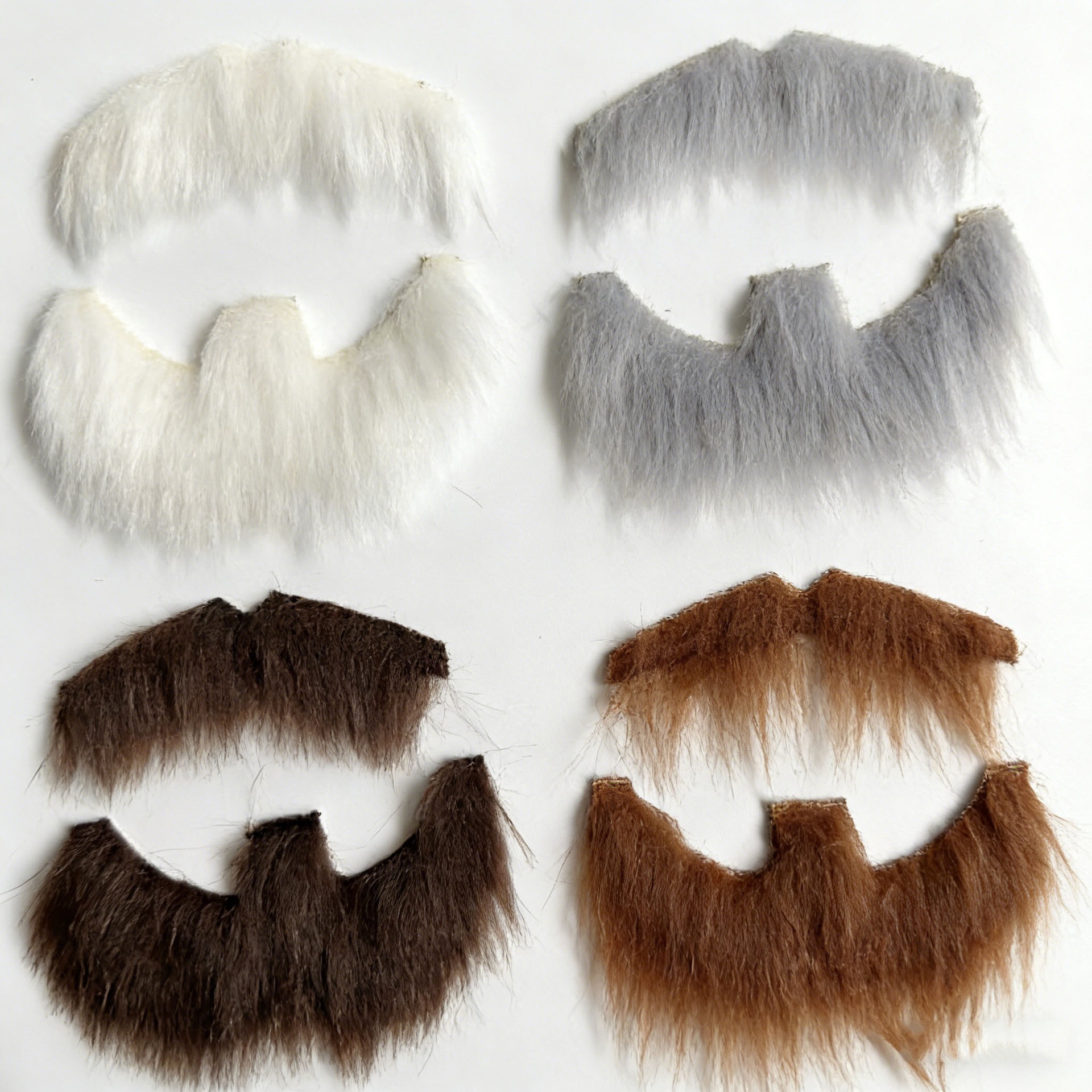 Transfronterizos barba falsa Halloween simulación autoadhesiva barba fiesta cosplay barba multicolor opcional
