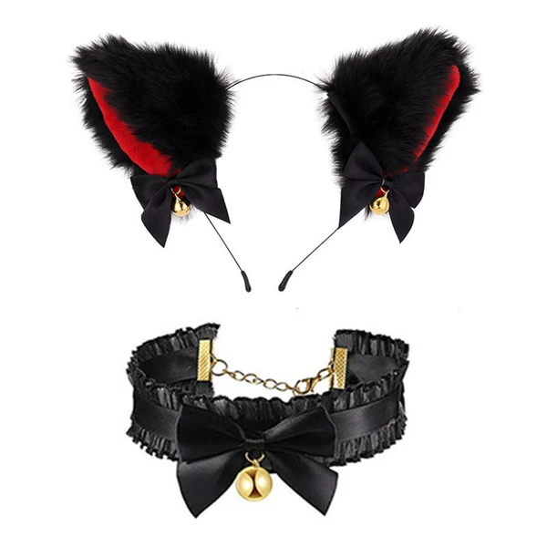 Black Mao Hongli+lace neck circle