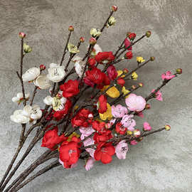 厂家批发小腊梅 仿真植物花束 庭院花园家居客厅墙面装饰假花摆件