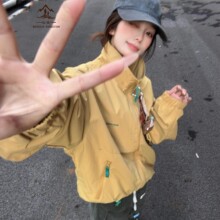 大牌外套女款春秋2025新款户外潮流美式穿搭棒球服运动夹克冲锋衣