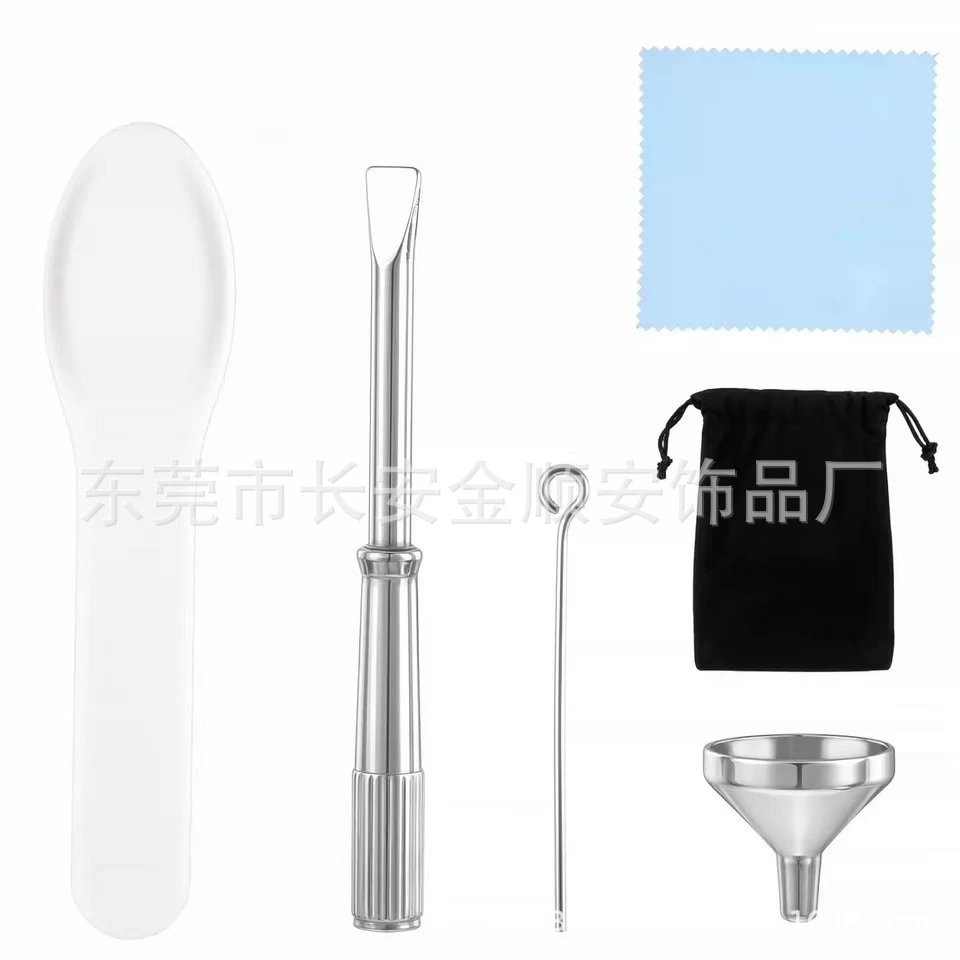 Ювелирные аксессуары оптом: браслет из титановой стали, отвертка, подвеска-урна, воронка, упаковочная ткань для украшений, мешочек, ложка