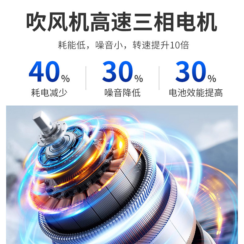 2024 transfronterizo 100 velocidades pequeño ventilador de mano pantalla digital inteligente gran resistencia al viento turbina ventilador de alta velocidad infinita