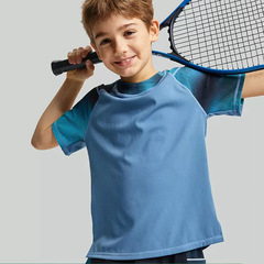 Amazon Boys Quick-Dry Sports Fitness Yoga Short-Sleeve T-Shirt 2023 Summer New Basketball Running Training Top