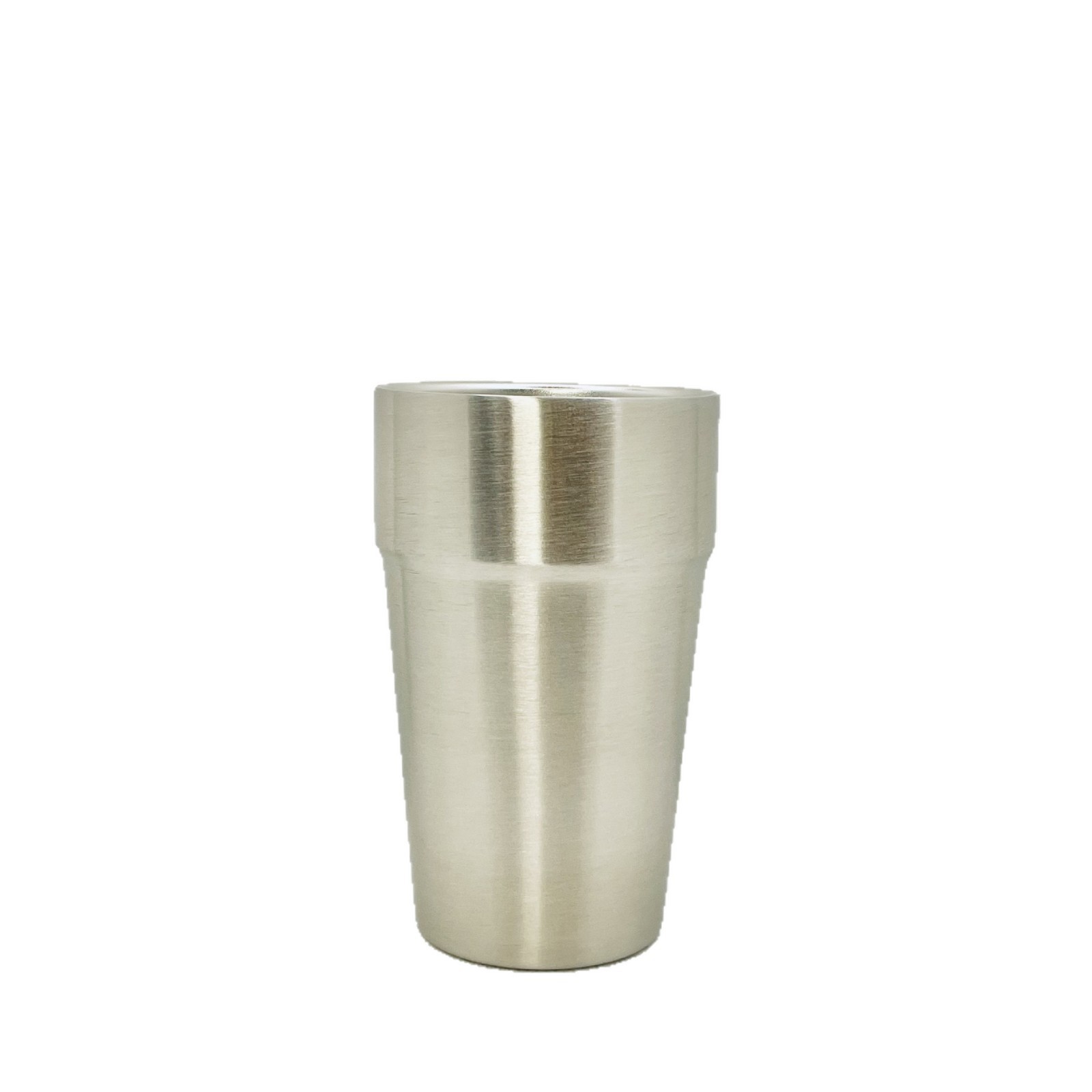 유녹 스테인리스 이중 내열 컵 식당용 맥주잔 커피잔 넘어짐 방지 175ml 260ml