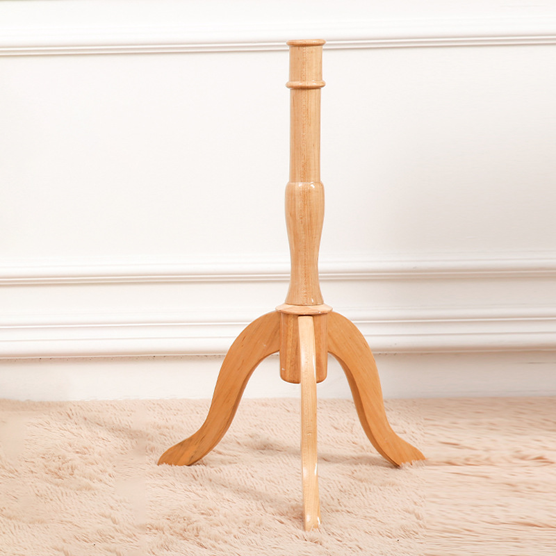 Tienda de ropa modelo de ventana accesorios DIY base de madera maciza niños y niñas soporte de medio cuerpo maniquí Mesa chasis image 15