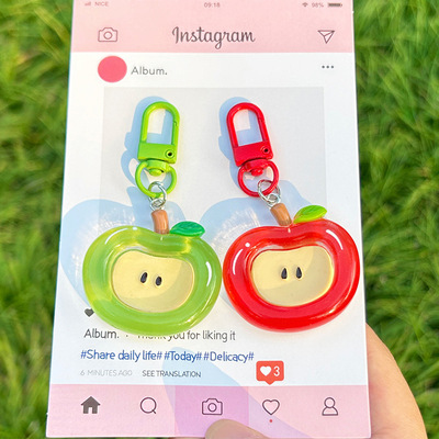 Apple, «Green Apple», (Оптовые продажи), брендовый брелок, аксессуар на рюкзак, аксессуар для волос, для влюбленных, подарок на день рождения