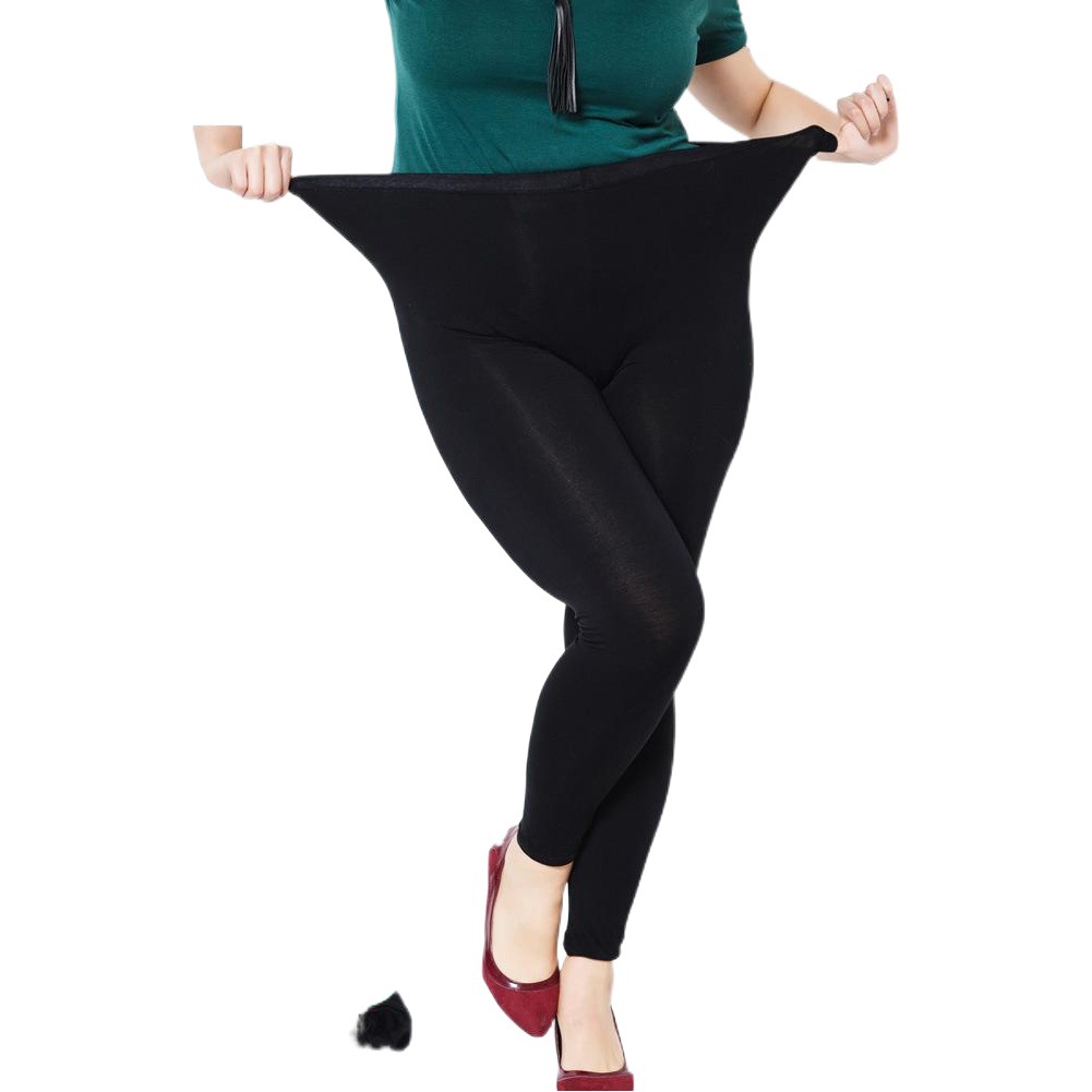 Directo de fábrica en vivo primavera y otoño más tamaño leggings Yiwu más tamaño modal recortada leggings al por mayor