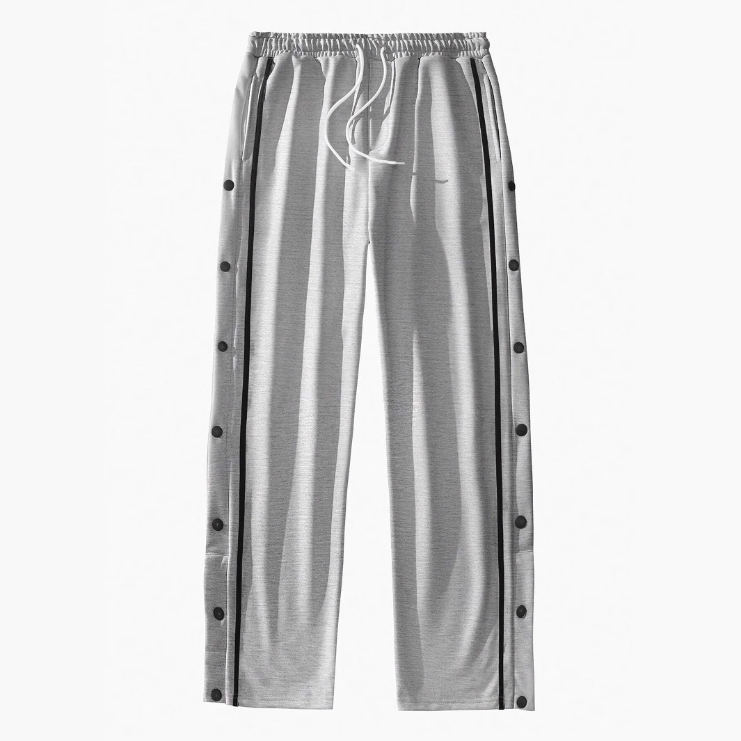 Ropa de hombre transfronteriza, pantalones casuales de hebilla de nuevo estilo, pantalones casuales de estilo retro, pantalones casuales de pie
