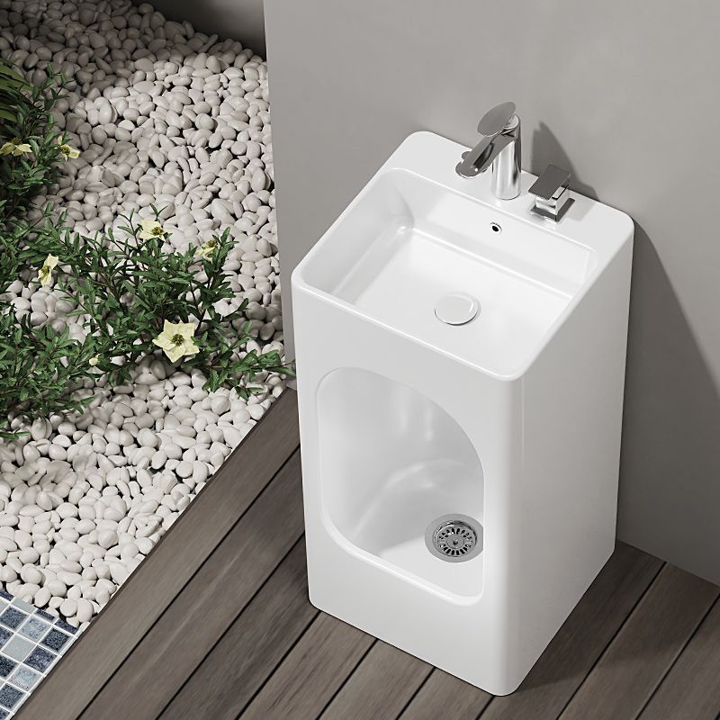 2025 New Type of Face Wash Column Basin Mop Pool Integrated Multi-Purpose Bathroom Hand Washing and Foot Washing Dual-Purpose Floor Mop Pool