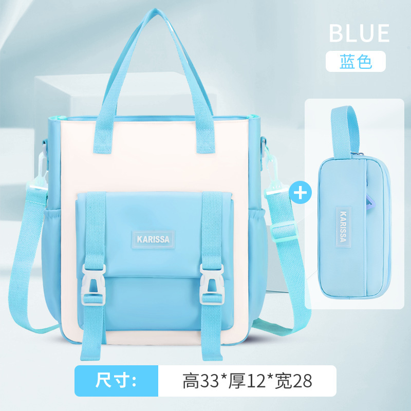 Fábrica al por mayor bolsas de estudio bolsas de hombro de estudiantes de secundaria primaria bolsa de estudio de gran capacidad bolsas portátiles bolsa de arte