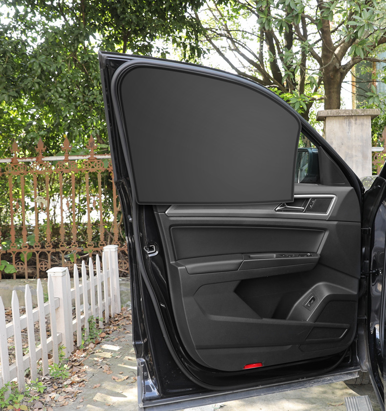 Car sunshade magnetic curtain full shading side window privacy curtain sun protection heat insulation cloth cover car sunshade curtain