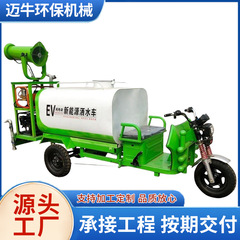 大量环卫电动三轮洒水车 新能源工地除尘喷洒车 绿化洒水雾炮车