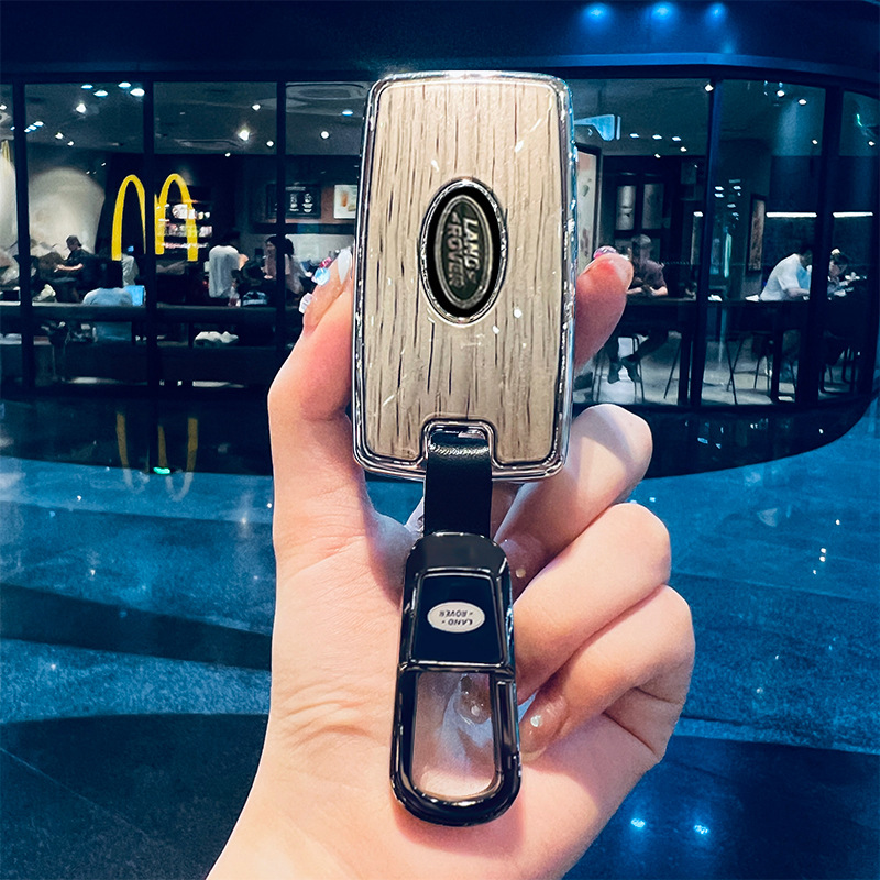 Sport Evoque L Discovery | 无 Car key bag - smart-b-style-champagne-gold-car-logo-metal-buckle