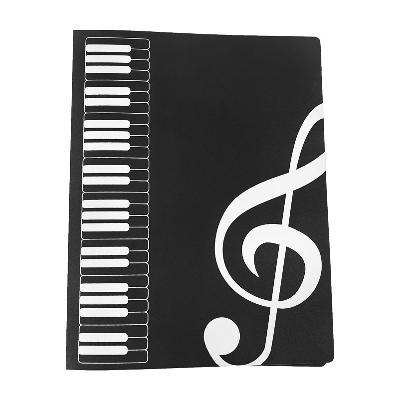 Guitarra 40 páginas A4 carpeta de partituras de música carpeta de partituras de cinco líneas de piano sublibro de instrumentos electrónicos