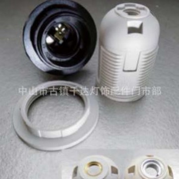 E27 cuerpo de luz E27 dientes completos E27 medio dientes LED tarjeta tornillo de plástico portalámparas accesorios de iluminación fabricante