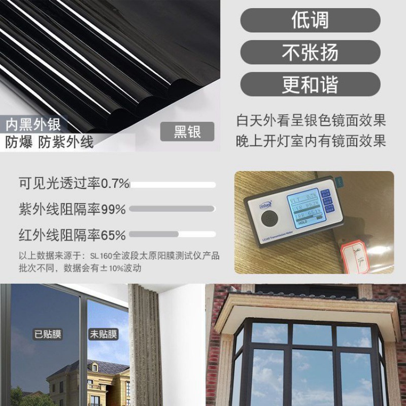 단방향 투시경 - 노블 블랙 실버(고화질 농축)