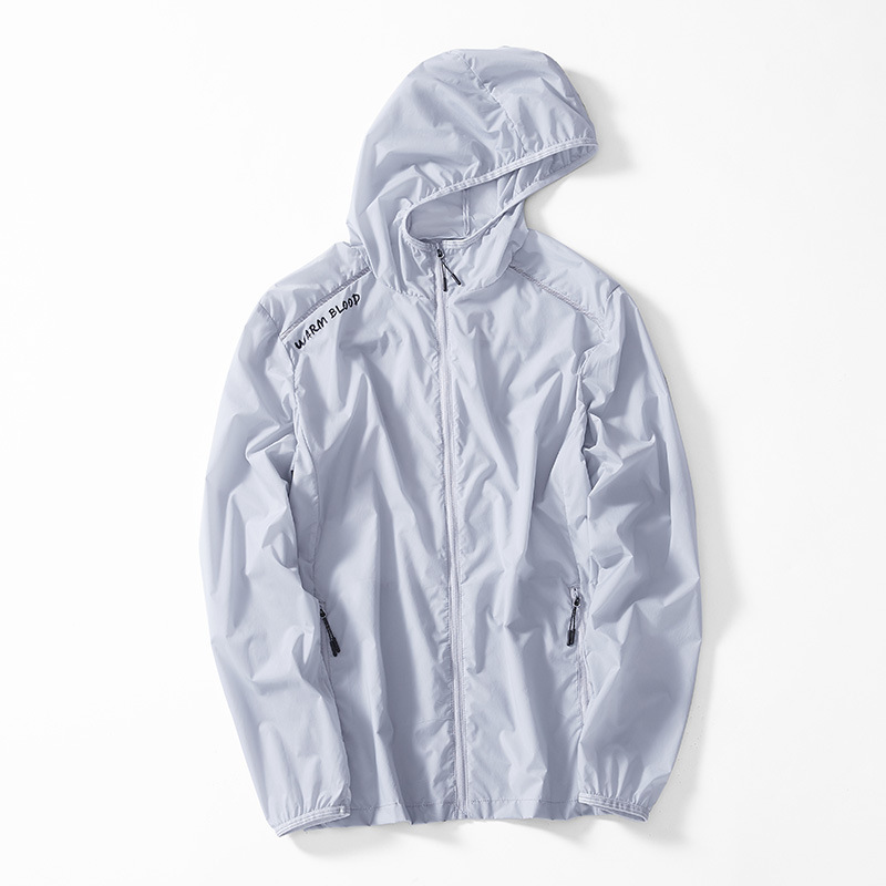 Ropa de protección solar para exteriores LOGO personalizada, ropa de piel ligera y transpirable, chaqueta de protección solar deportiva para hombres, ropa de protección solar para mujeres