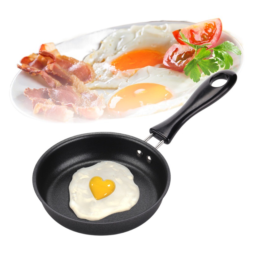 Mini sartén antiadherente sartén huevo sartén Mini cocina comida y jugar Cocina Real olla pequeña para niños olla pequeña Rosa olla pequeña