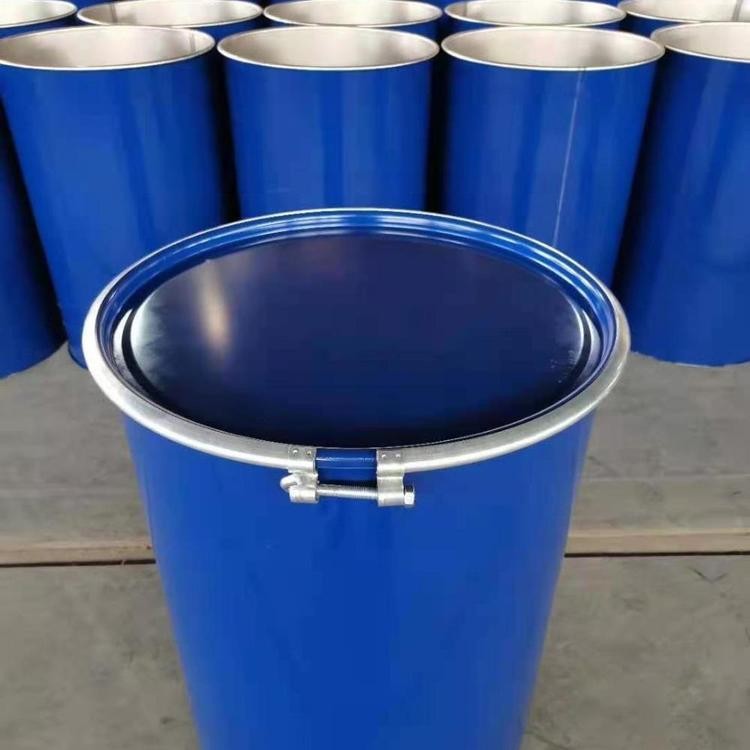200L无筋直身大开口铁桶208l开口桶烤漆桶开口桶 万硕 厂家