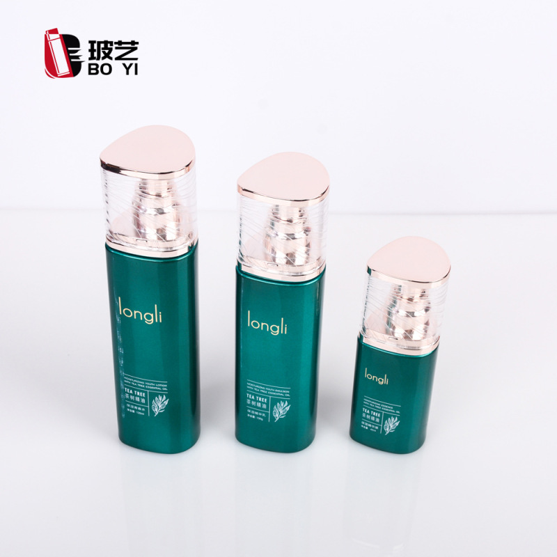 新款现货三角形护肤玻璃瓶水乳膏霜玻璃分装瓶高档化妆品玻璃|undefined