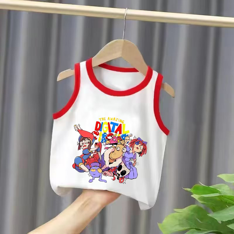 神奇數字馬戲團digital circus小丑衣服熱銷款童裝中大童無袖背心