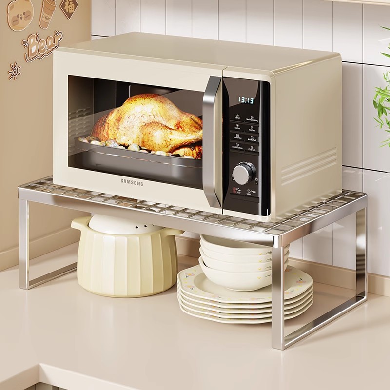 Estante de Encimera para Horno Microondas de Metal, Multinivel, para Cocina