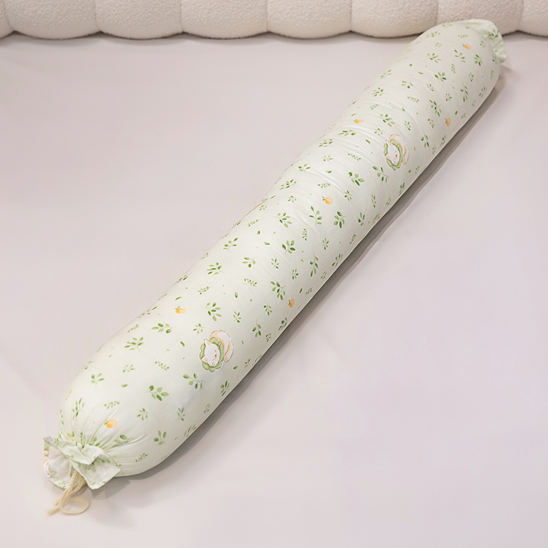Cartoon caramelo columna larga almohada de abrazo flor triturada bebé anti-voltar lateral dormir almohada cómodo respaldo regalos para chicas