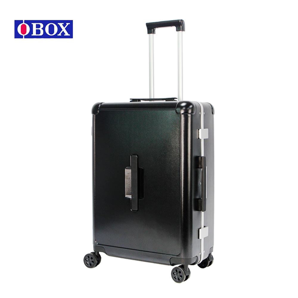 obox加厚铝框拉杆箱万向轮超大容量旅行箱出国托运工具箱行李箱子