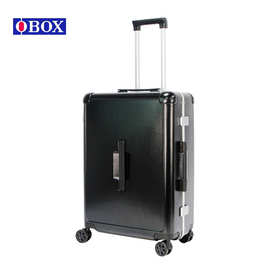 obox加厚铝框拉杆箱万向轮超大容量旅行箱出国托运工具箱行李箱子