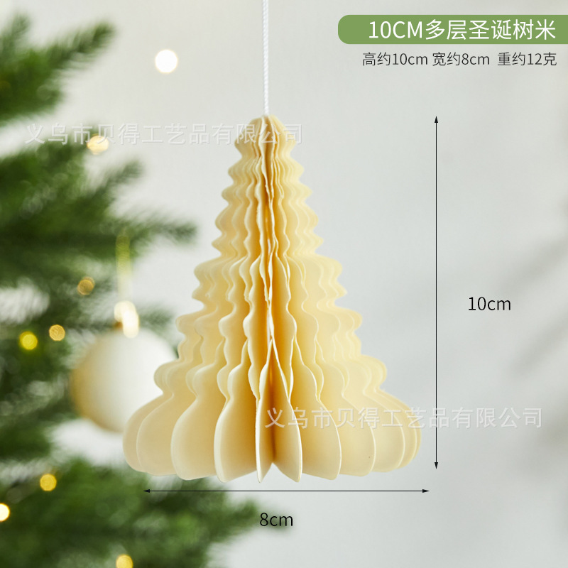Decoraciones de Navidad, adornos de árbol de Navidad, colgantes de Navidad plegables, adornos de árbol de Navidad, árbol de mesa, árbol de Navidad