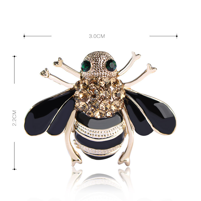 Cute Bee Brooch Pin Decorative Accessory For Clothes And Dresses_voghion.com