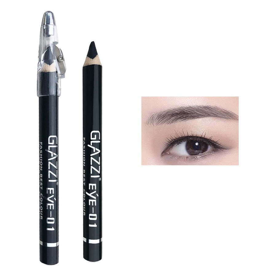 Lápiz de cejas a prueba de sudor a prueba de agua TikTok maquillaje transfronterizo Popular lápiz de cejas de color popular en línea con sacapuntas de lápiz fácil de colorear