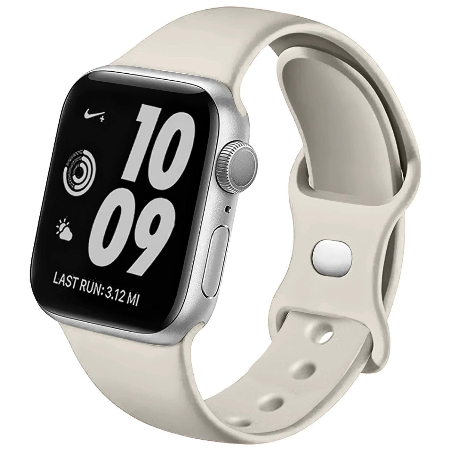 Совместимый кожаный ремешок для Apple iWatch силиконовый ремешок monochrome Applewatch ремешок восьмизначный замок