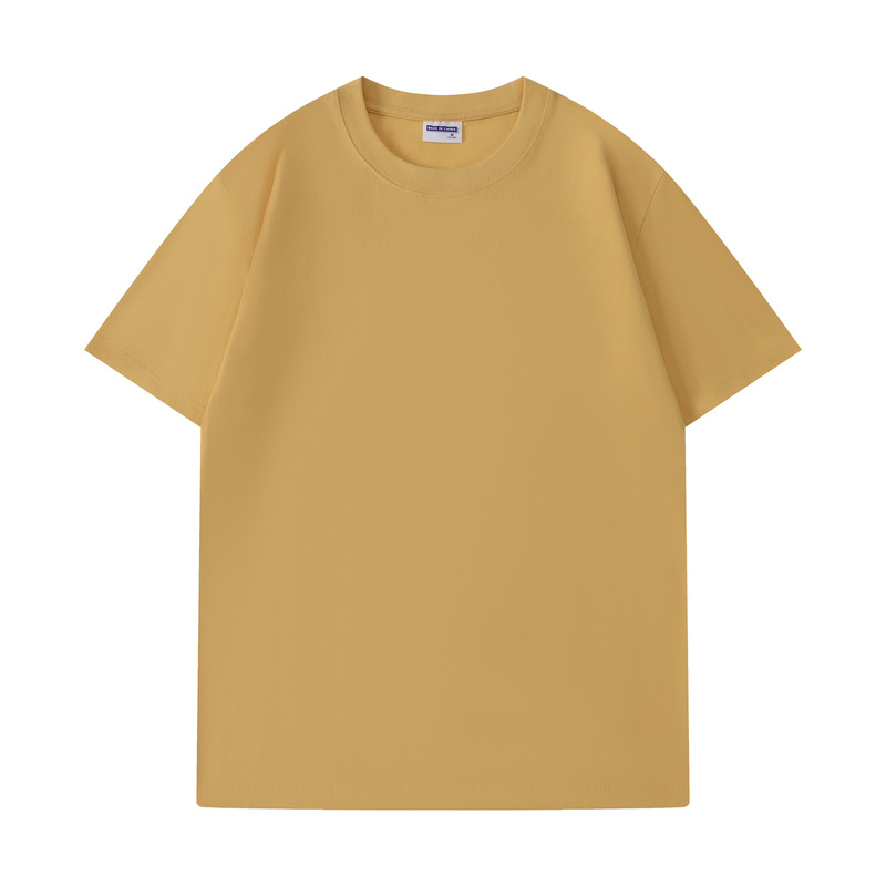 広告シャツtシャツオーダーメイドロゴ重ポンド純綿丸首企業作業服活動服印刷刺繍半袖|undefined